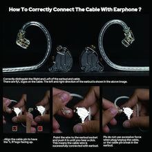 Load image into Gallery viewer, Stunning 4BA+1DD Hybrid IEM Earphones - Elegant Design with Sound Isolation