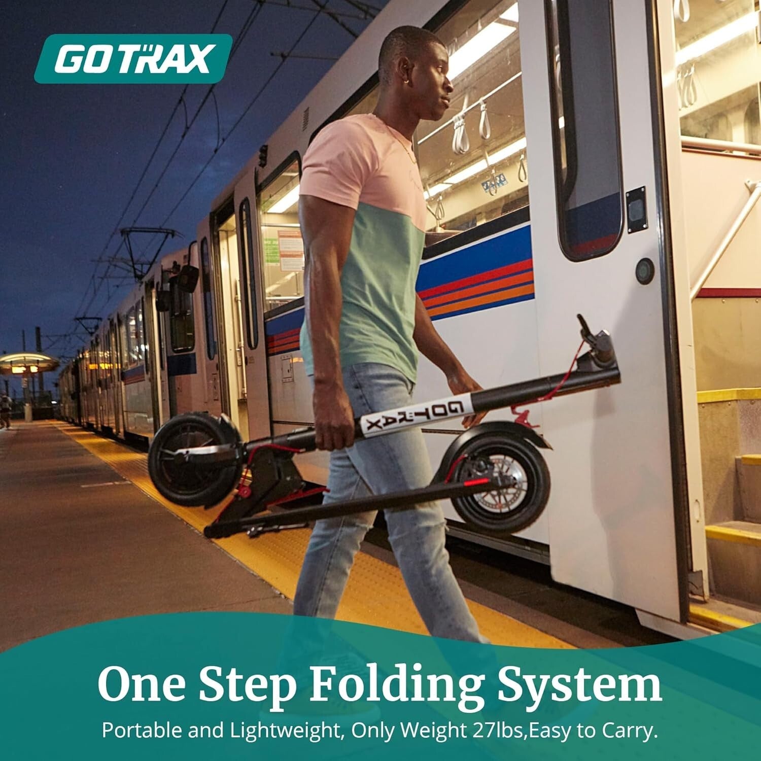 Foldable Electric Scooter with Anti-Puncture Tires - Ideal for Commuting Adults