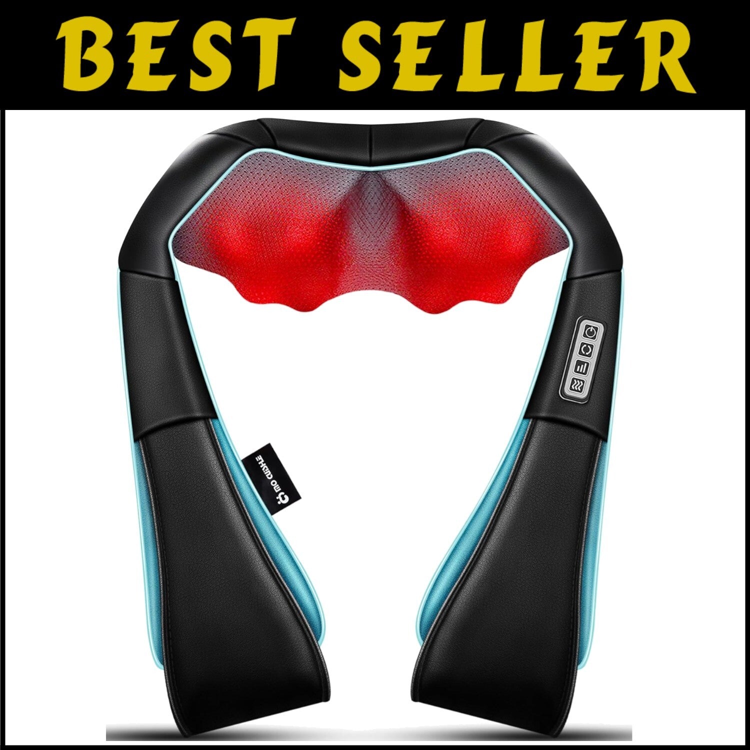Portable Deep Tissue Shiatsu Massager with Heat – Ideal Gift for Wellness Lovers