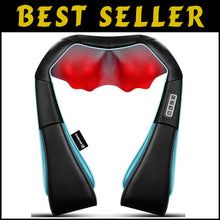Load image into Gallery viewer, Portable Deep Tissue Shiatsu Massager with Heat – Ideal Gift for Wellness Lovers