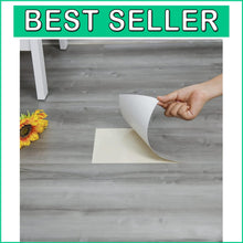 Load image into Gallery viewer, Elevate Your Space with Peel &amp; Stick Vinyl Floor Tiles - 60 Sq.Ft Grey Wood