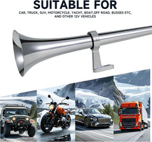 Load image into Gallery viewer, Universal Fit 150dB Air Horn Kit with Chrome Plated Compressor for Any Vehicle