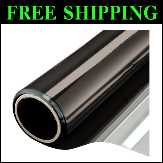Self-Adhesive One Way Window Film: UV Protection & Heat Control, 6 Mil Thickness