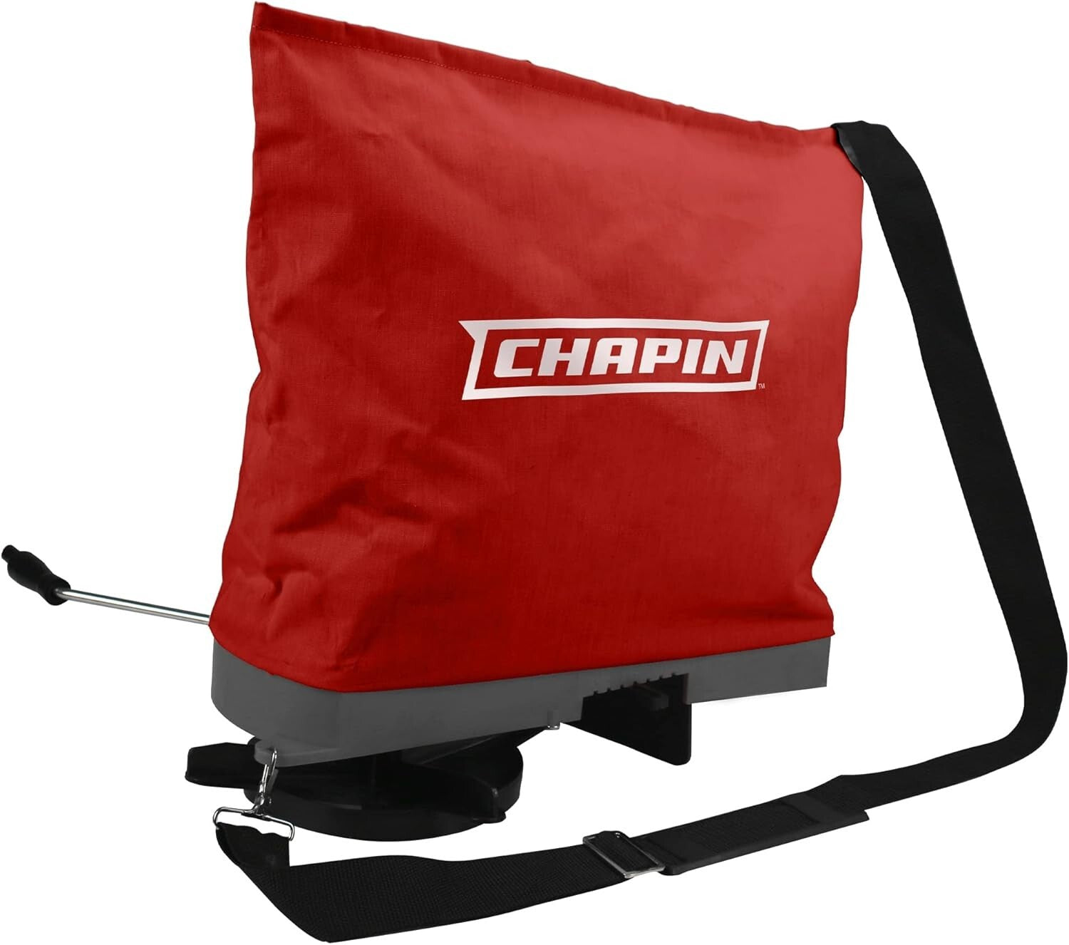 Chapin 25 lb Heavy Duty Waterproof Seed Spreader with Adjustable Shoulder Strap