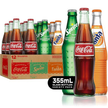 Load image into Gallery viewer, Crisp &amp; Delicious Mexican Coke Fiesta Pack - 12 Glass Bottles for Every Occasion
