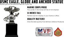 Load image into Gallery viewer, Waterproof USMC Eagle Globe &amp; Anchor Statue - Perfect for Veterans &amp; Collectors