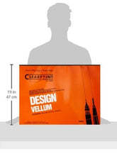 Load image into Gallery viewer, Erasable 18" x 24" 1000H Cotton Vellum Pad - 50 Sheets for Artwork and Drafting