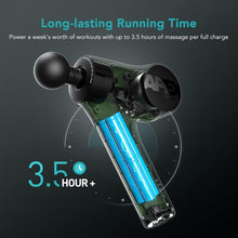 Load image into Gallery viewer, Ergonomic Apex Green Massage Gun: Relaxation &amp; Efficient Muscle Recovery Device