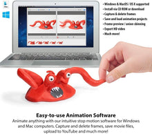 Load image into Gallery viewer, All-in-One Stop Motion Animation Kit - 1080P Camera, Software &amp; Instructions
