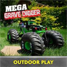 Load image into Gallery viewer, Mega Grave Digger All-Terrain Remote Control Monster Truck, 2 ft Long, 1:6 Scale