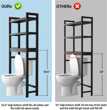 Load image into Gallery viewer, Modern 3-Tier Bamboo Bath Organizer with Anti-Tilt Features - Stylish Storage