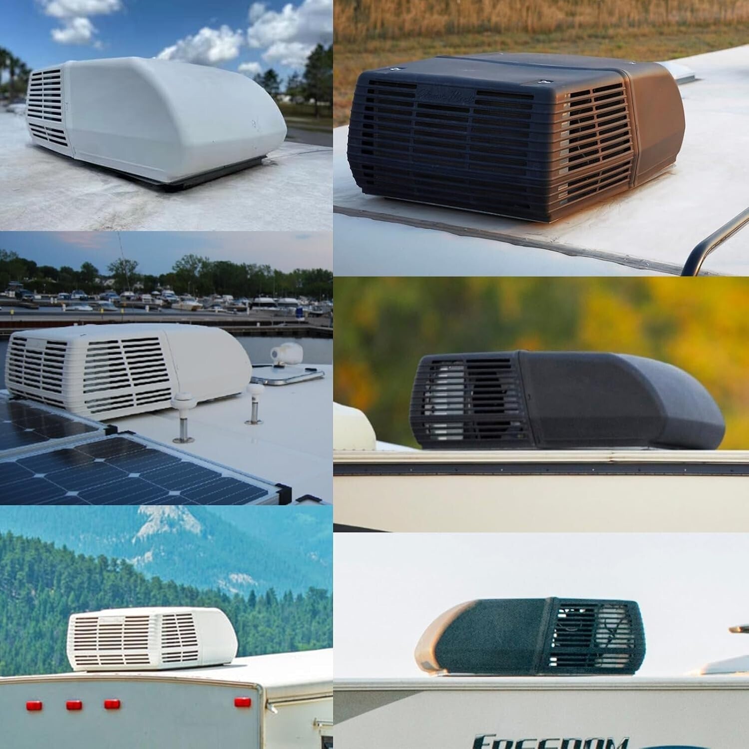 RV Air Conditioner Motor with Capacitor - Direct Replacement for Coleman Mach