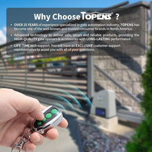 Load image into Gallery viewer, Ergonomic 4-Button Gate Remote Controller - 65ft Range - 2-Pack Security Fobs
