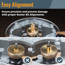 Load image into Gallery viewer, Router Template Guide Bushing Set - Ideal for Porter Cable, DeWalt, Bosch Models