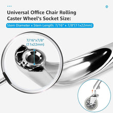 Load image into Gallery viewer, 28-Inch Heavy Duty Office Chair Base Replacement - Universal Caster Included