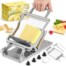 Load image into Gallery viewer, Heavy-Duty Cheese Slicer with Stainless Steel Blade - Commercial Quality Cutter