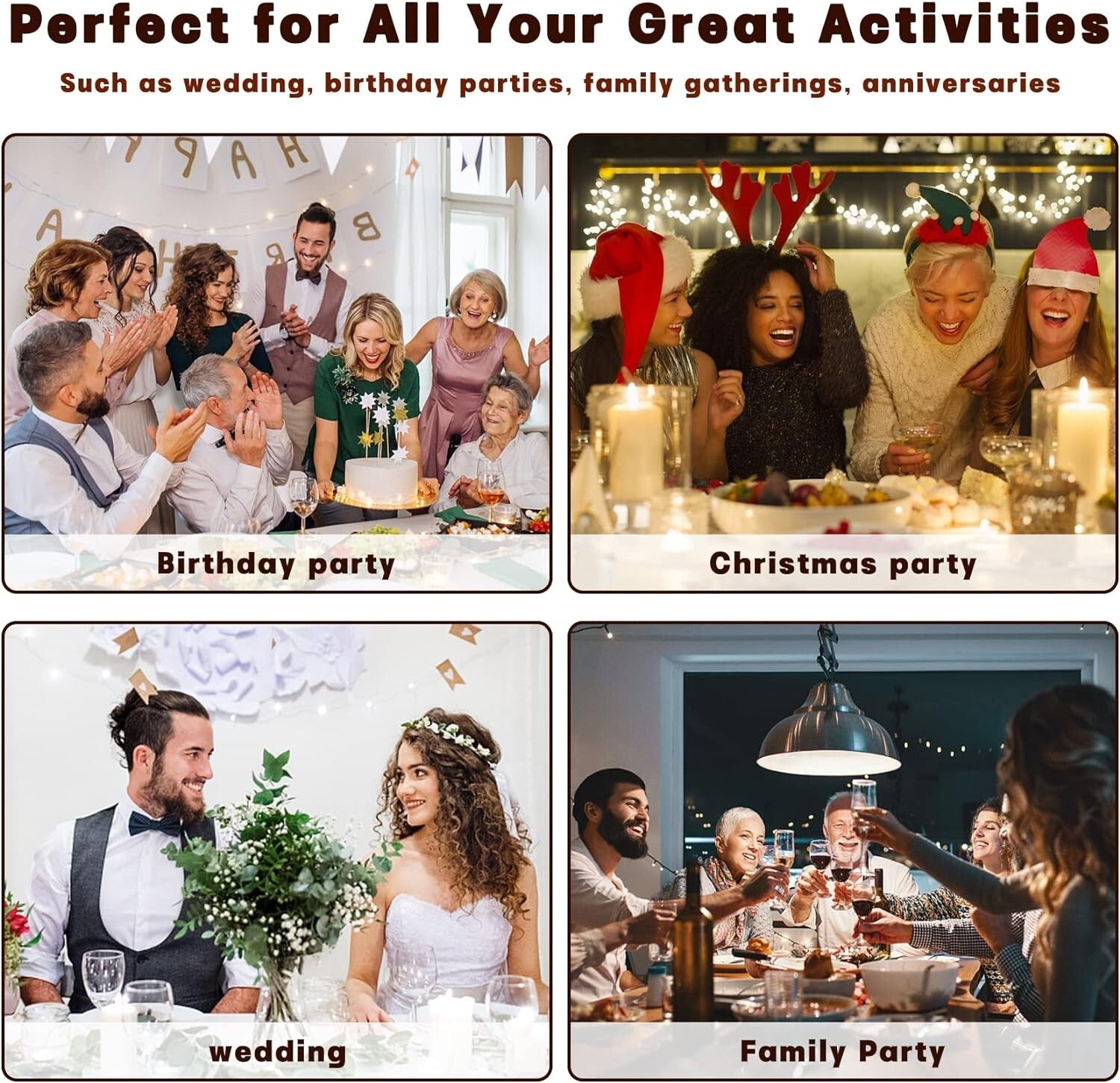 16oz Mini Chocolate Fondue Fountain - Perfect for Parties with Serving Tray