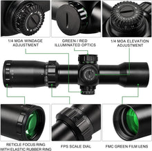 Load image into Gallery viewer, Professional 300-450 FPS Crossbow Scope with High Brightness Etched Reticle