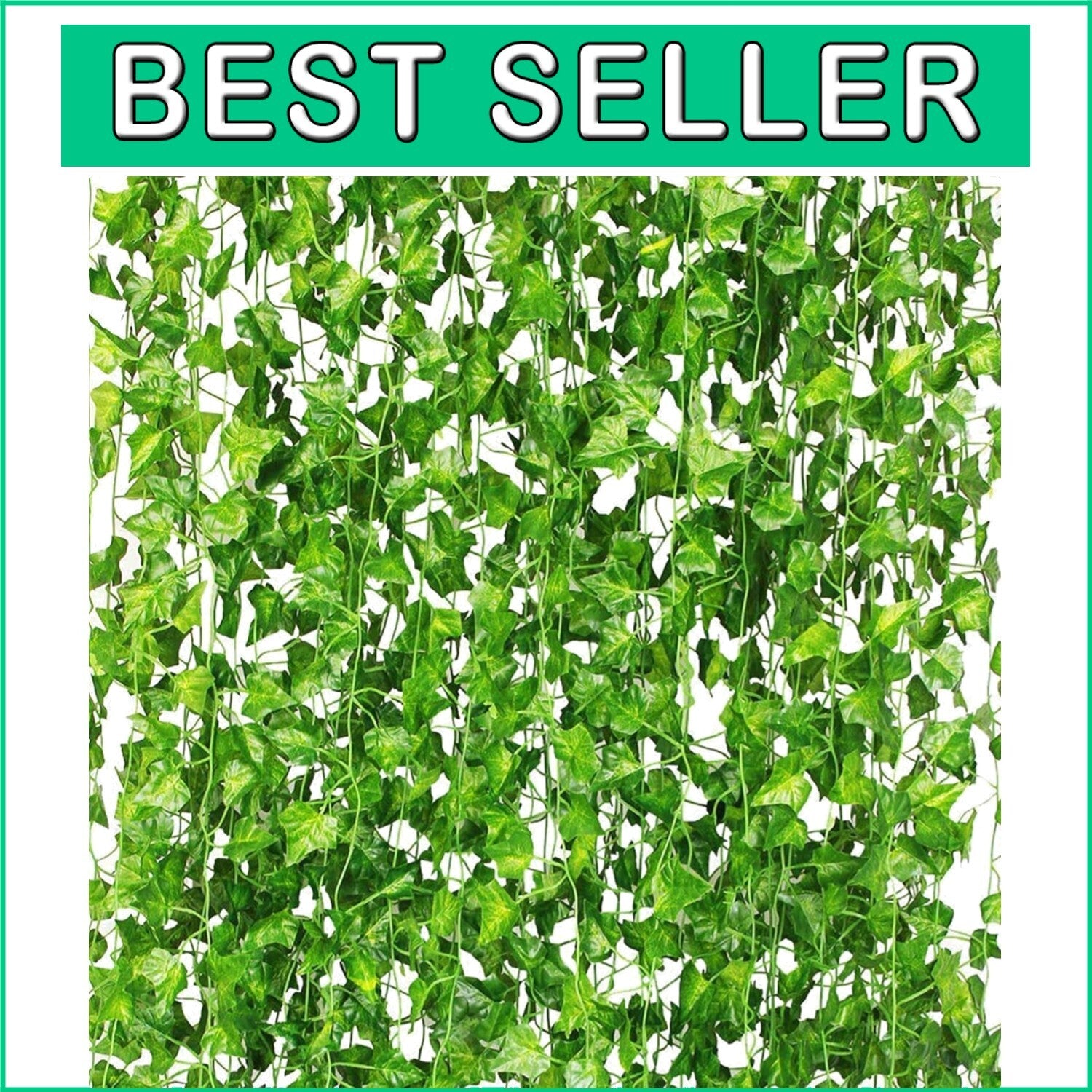 Eco-Friendly 72 Pcs Ivy Garland - 504 Ft of Versatile Greenery for Any Occasion