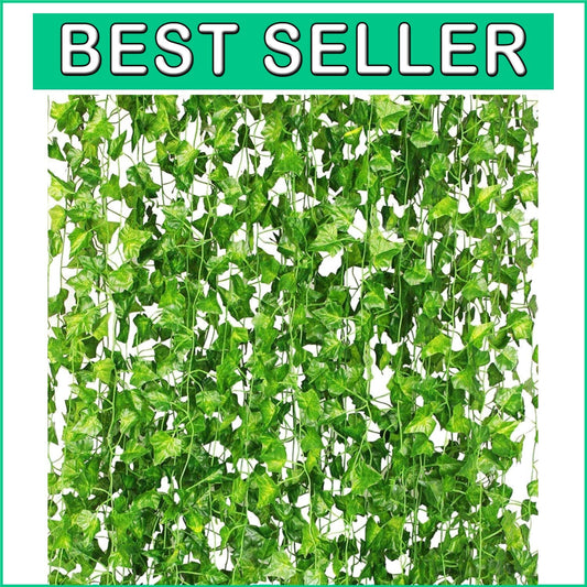 Eco-Friendly 72 Pcs Ivy Garland - 504 Ft of Versatile Greenery for Any Occasion