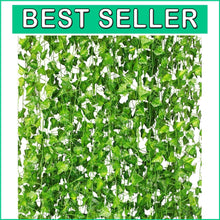 Load image into Gallery viewer, Eco-Friendly 72 Pcs Ivy Garland - 504 Ft of Versatile Greenery for Any Occasion
