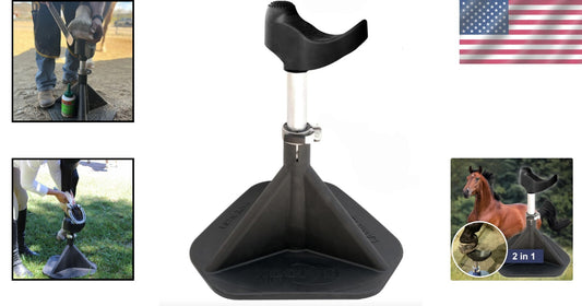 Innovative Blacksmith Horse Hoof Stand - Lightweight & Highly Durable Design