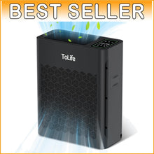 Load image into Gallery viewer, HEPA Air Purifier with Air Quality Monitor for Large Spaces - Auto Mode Included