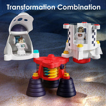 Load image into Gallery viewer, Authentic Space Adventure Playset with Rocket, Shuttle, 2 Astronauts &amp; Lights