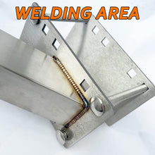 Load image into Gallery viewer, Compact Spare Tire Carrier Bracket for Most Trailer Wheels - Rust Resistant