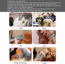 Load image into Gallery viewer, Detachable Stainless Steel Grooming Blades for Dogs - 3 Pack, Size-10 Cut Length