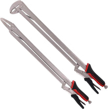 Load image into Gallery viewer, Versatile 18-Inch Plier Set – Pointed and 90-Degree Nose for Tight Spaces