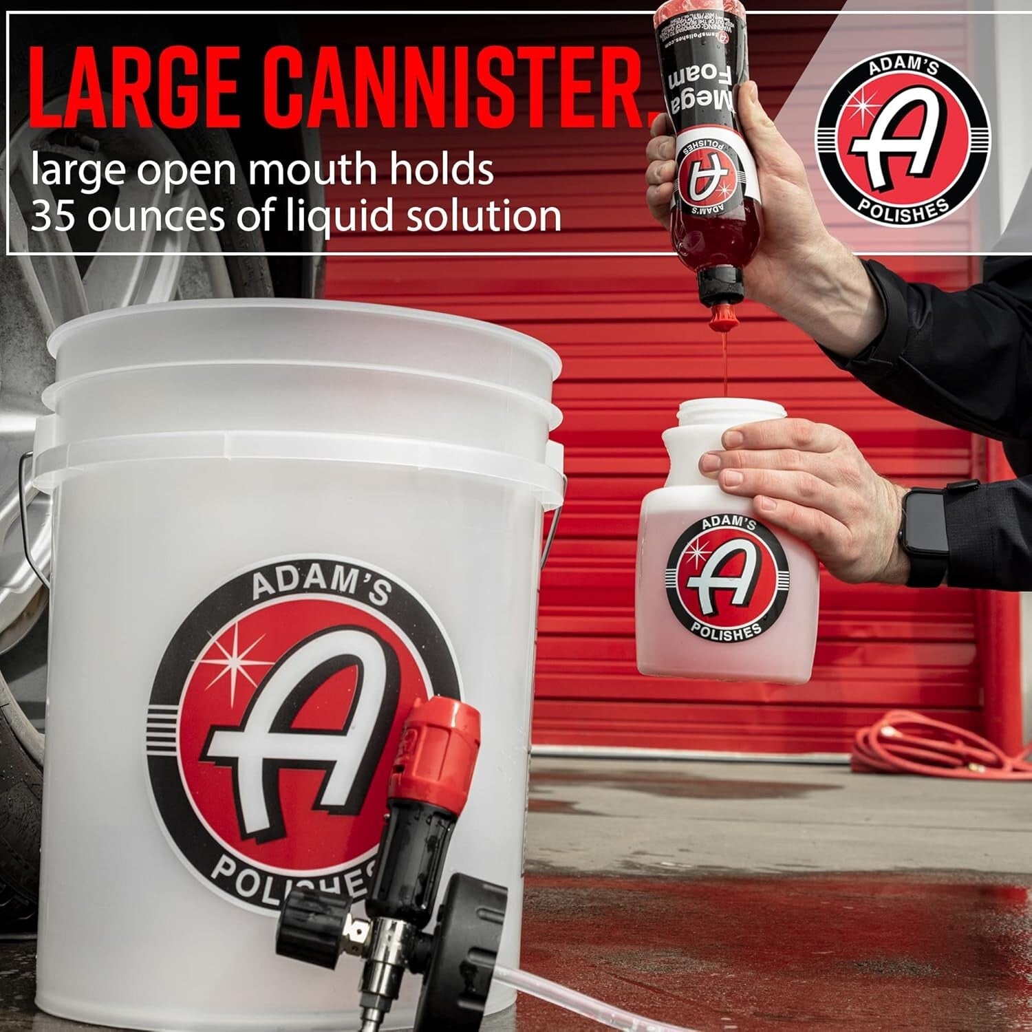 Premium Stainless Steel Snow Foam Sprayer - 4.84 lb Pressure Washer Essential