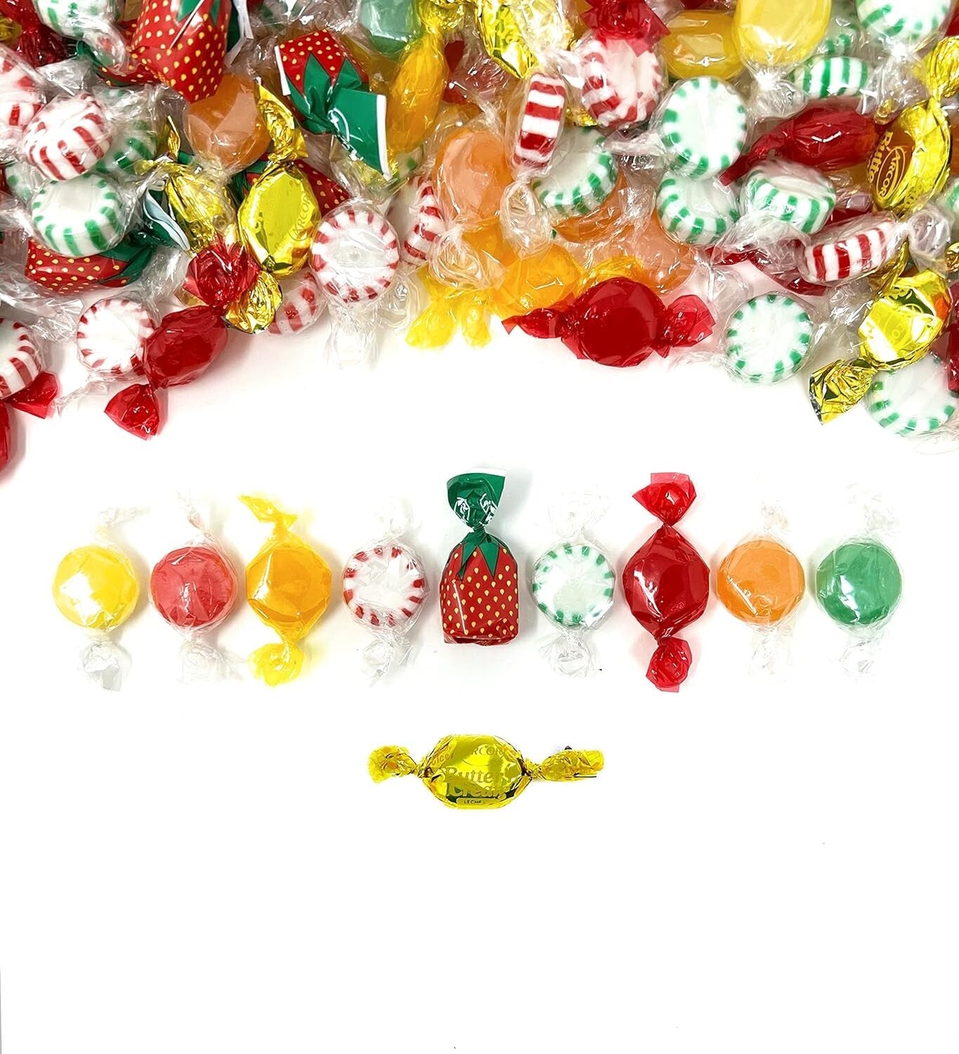 10 lbs Assorted Classic Hard Candy – Peppermint, Cinnamon, Butterscotch & More!