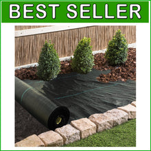 Load image into Gallery viewer, 6.5ft Wide Geotextile Weed Control Fabric - Durable, Easy Install Landscape Mat