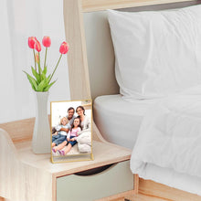 Load image into Gallery viewer, Double-Sided Acrylic Picture Frames with Gold Frames - Perfect for Menu Displays