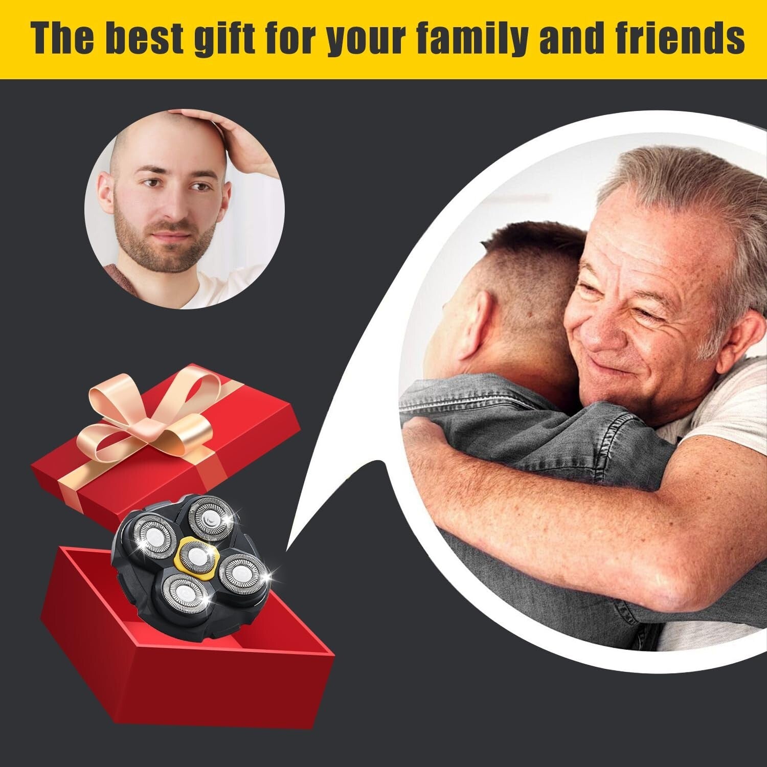 4-Pack Shaver Replacement Heads for MicroTouch Titanium - Gentle & Efficient