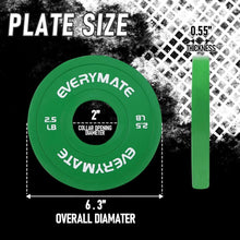 Load image into Gallery viewer, Durable Rubber Coated Change Plates - 1.25LB, 2.5LB, 5LB for Strength Training