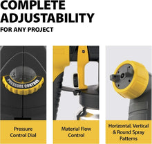 Load image into Gallery viewer, Professional HVLP Paint Sprayer - 5A Power &amp; Fine Finish Control with 3 Patterns