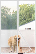Load image into Gallery viewer, Magnetic Bug Screen Door – Heavy-Duty Mesh 48" x 96" Fits Doors Up to 46" x 94"