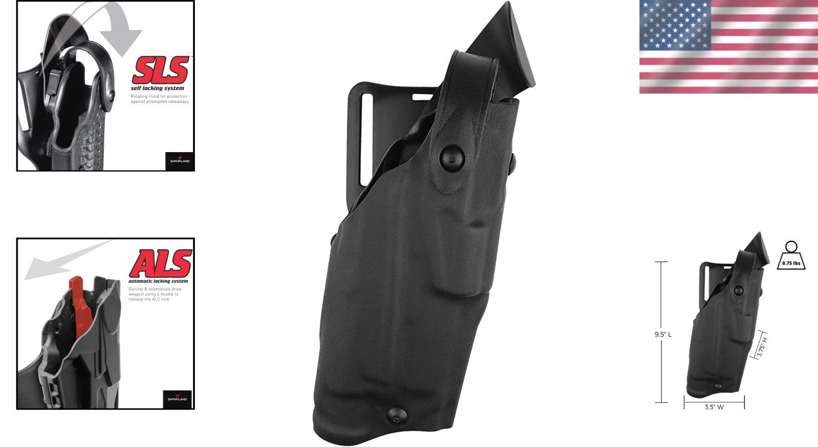Level III Retention Duty Holster for S&W M&P 9mm/.40 & M&P 2.0 - Right Hand