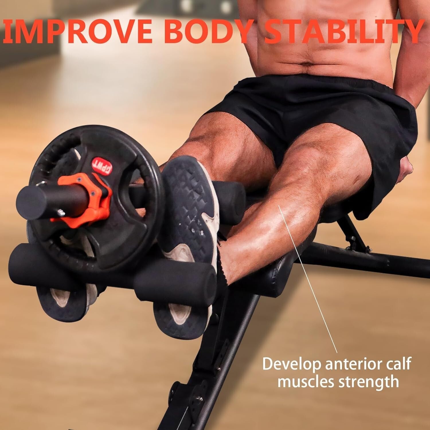 Yellow Tib Bar - Premium Tibialis Trainer for Calf & Ankle Strengthening