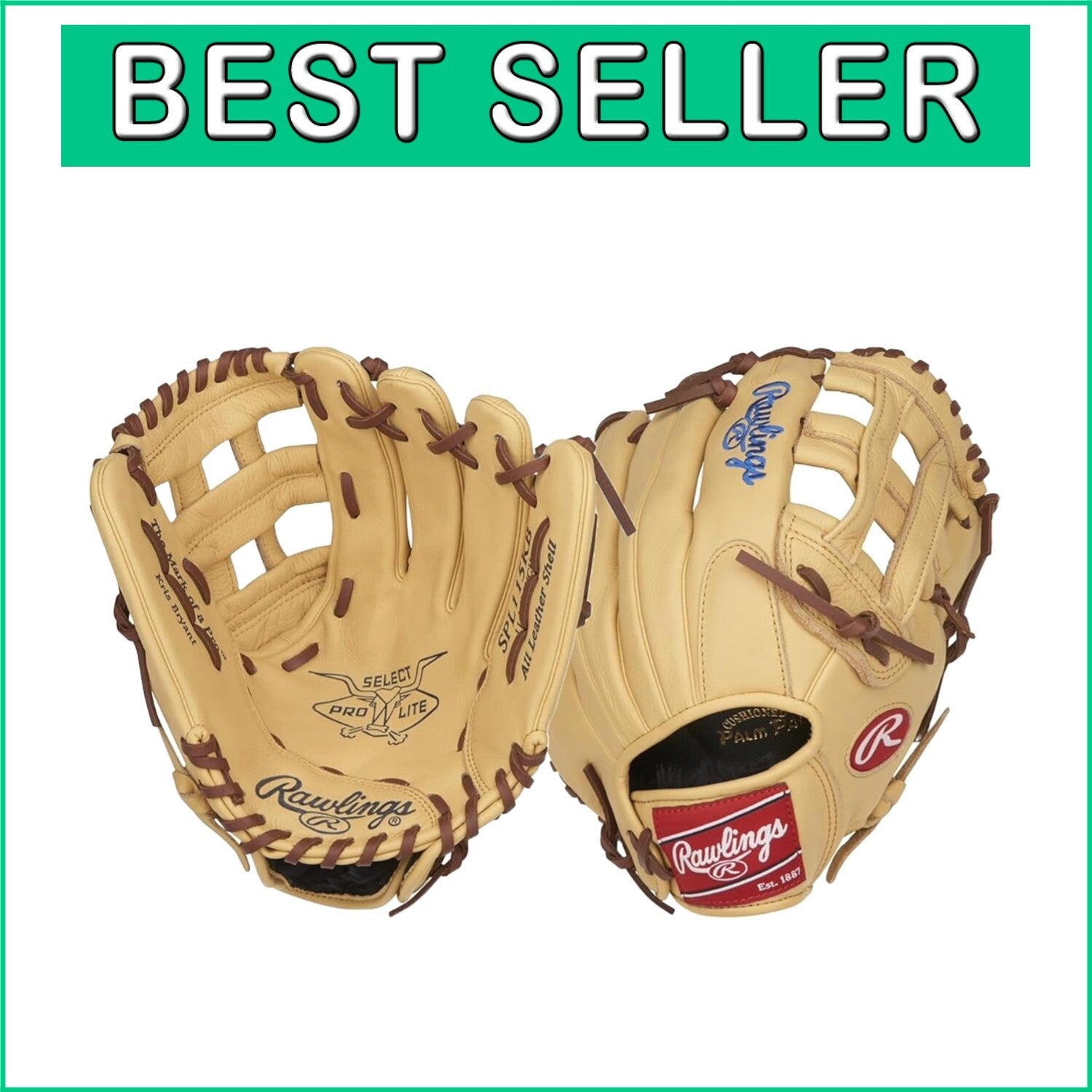 11.5" Youth Baseball Glove - Durable Leather and Pro Style for Young Athletes
