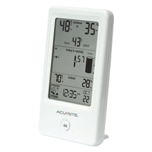 Load image into Gallery viewer, Digital Rain Gauge with Wireless Thermometer &amp; Humidity - All-Weather Reliable