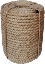 Load image into Gallery viewer, Thick 10mm Jute Rope - 164ft Eco-Friendly Twine for DIY and Gardening Projects