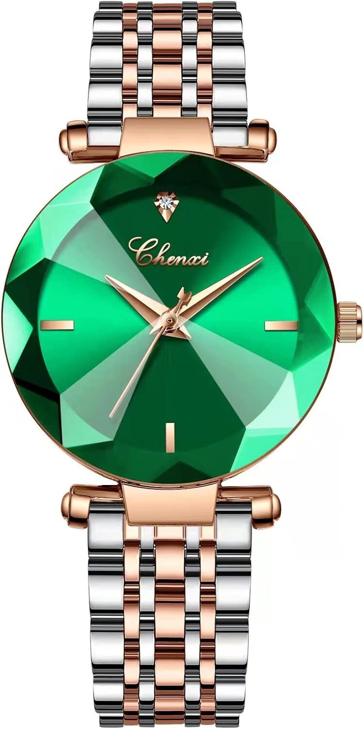 Fashion Ladies Stainless Steel Mesh Band Watch - Starry Sky Dial, Waterproof