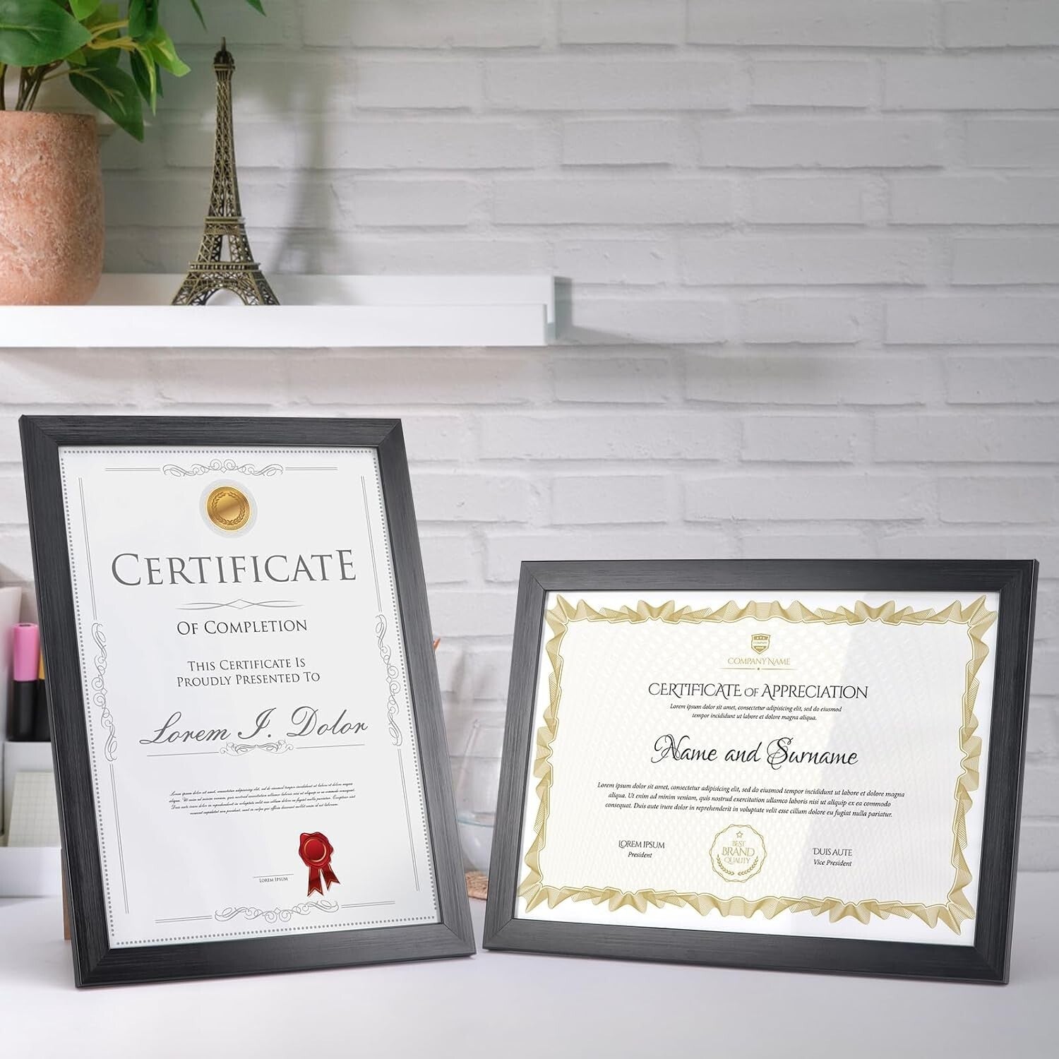 Elegant A4 Black Picture Frame Set of 12 for Stylish Wall and Tabletop Displays