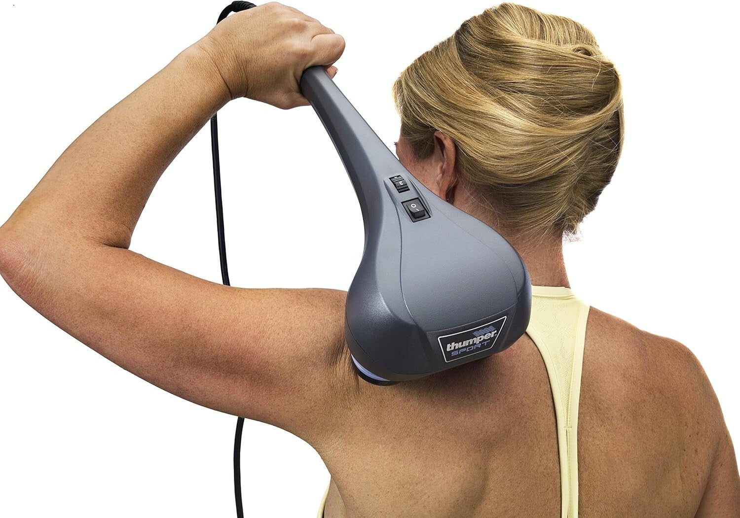 Electric Deep Tissue Massager with Interchangeable Spheres - Lightweight Design