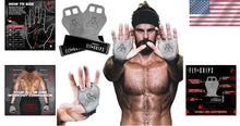 Load image into Gallery viewer, Premium 2 Finger Vegan Hand Grips for Gymnastics &amp; Cross Training - X-Large
