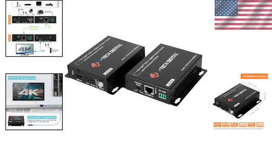 High-Performance 4K HDMI Extender - 230ft 1080P or 130ft 4K over Ethernet