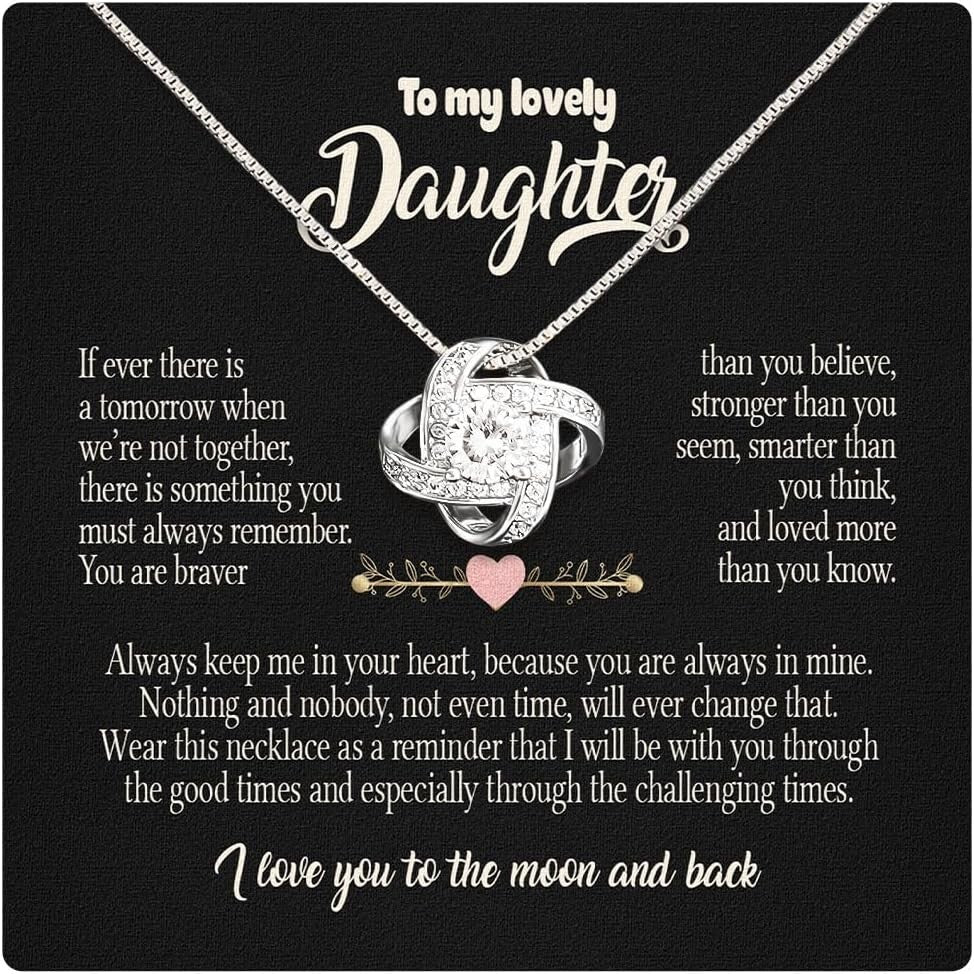 Elegant Hypoallergenic Necklace for Daughter - Meaningful Gift from Mom or Dad